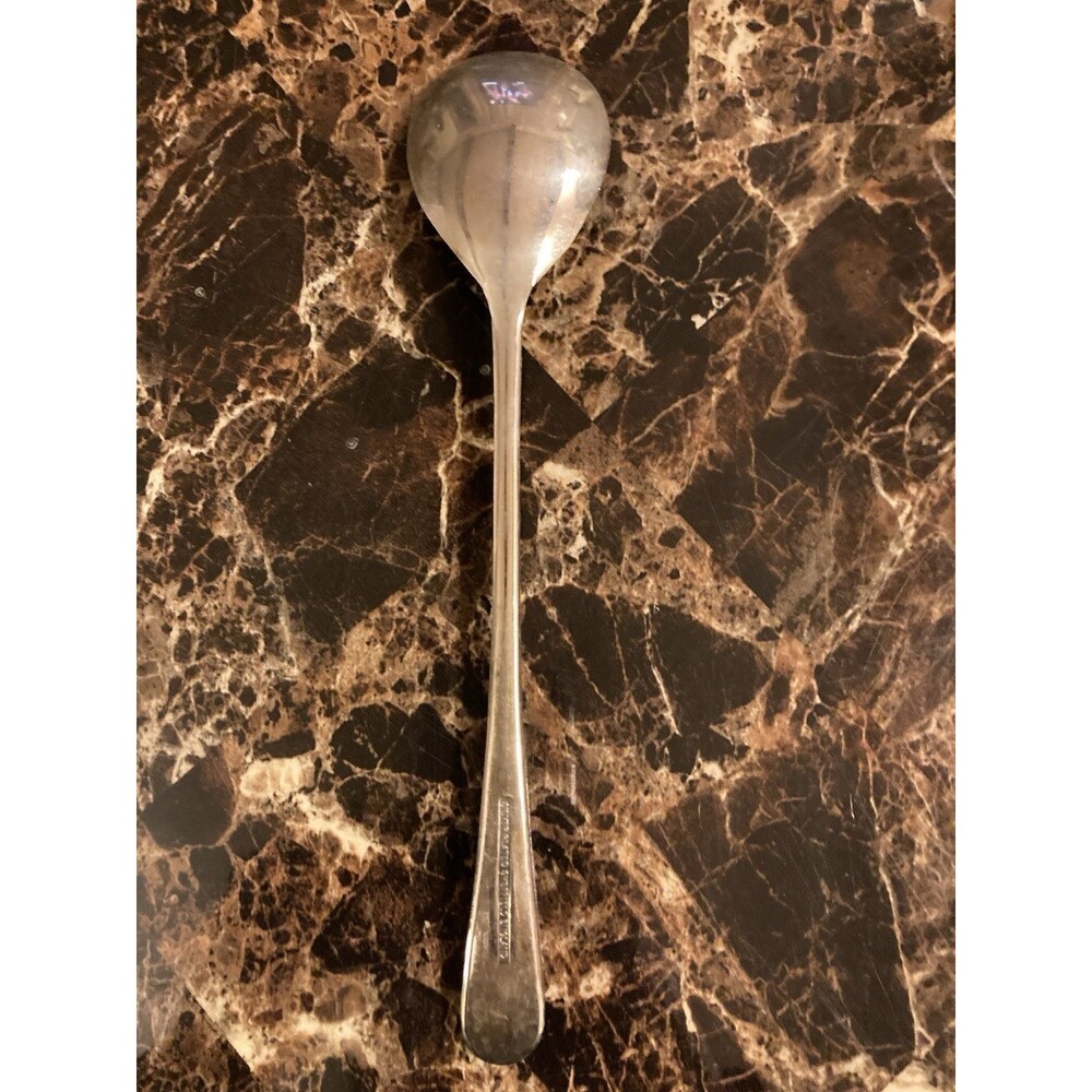 Silverplated Sheffield England 9.5 Inch Serving Spoon Silver Plated Vintage